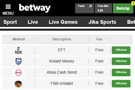  how to withdraw money from betway casino